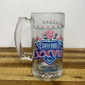 1993 Super Bowl XXVII 12oz Beer Mug